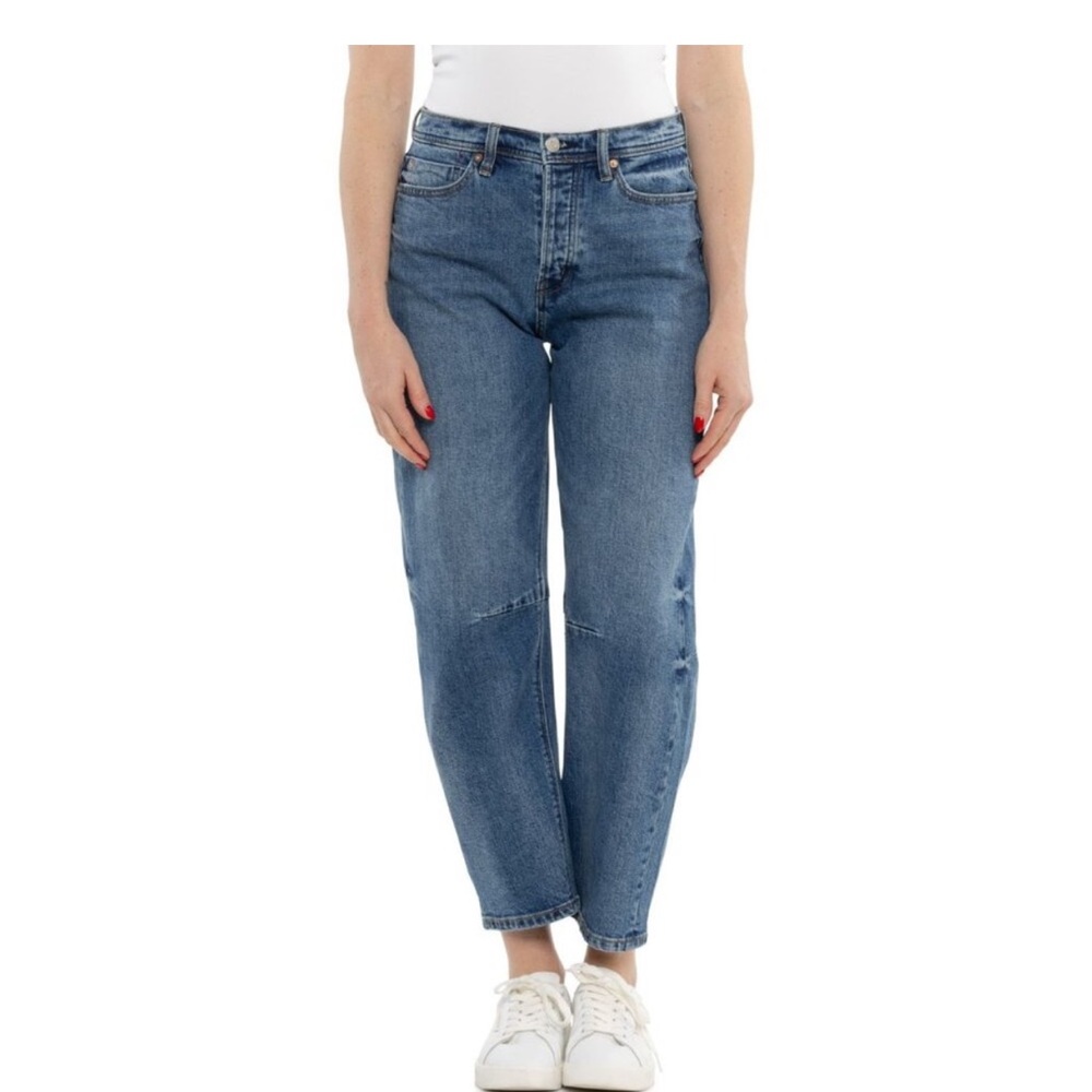 Scotch & Soda NWT THE CURRENT High Rise Barrel Leg Button Fly Denim Jeans 10/30